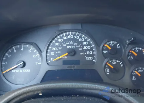 2002 Chevrolet Trailblazer Lt из США, поврежденный, VIN 1GNDS13S722188142